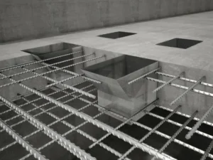 RECOSTAL Sbox Szalunek tracony kosz kotwiący fundamentowy do frezarek