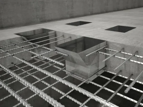 RECOSTAL Sbox Szalunek tracony kosz kotwiący fundamentowy do frezarek