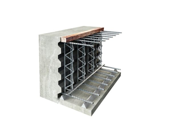 Siatka stalowa trapezowa do przerw roboczych RECOSTAL 2000 GT