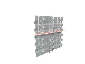 Siatka stalowa trapezowa do przerw roboczych z uszczelnieniem RECOSTAL 2000 GTF activ