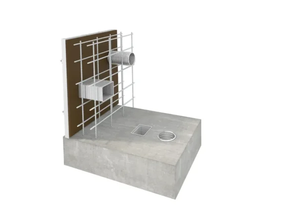 Szalunek tracony prostokątny rura karbowana ROBUSTA TULO