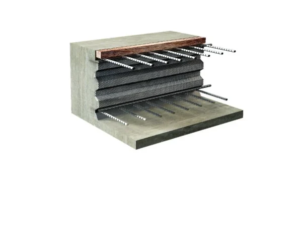recostal 1000 siatka stalowa trapezowa do przerw roboczych Siatka stalowa trapezowa do przerw roboczych RECOSTAL 1000