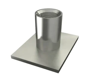 Hak gwintowany płaski