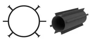 Rura do pionowych rys wymuszonych Rura do pionowych rys wymuszonych